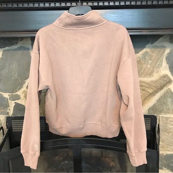 Victoria’s Secret PINK Premium Fleece Half Zip Sweatshirt - Picture 2 of 4